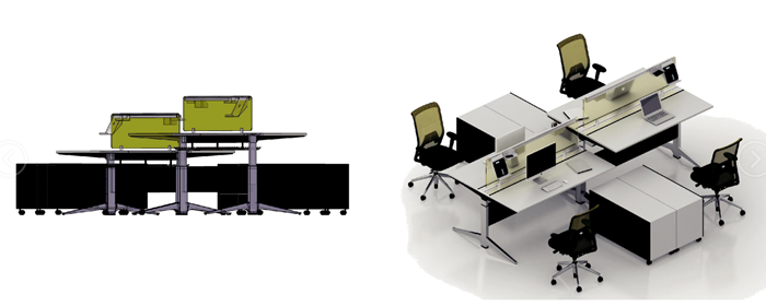 现代新派办公桌椅31